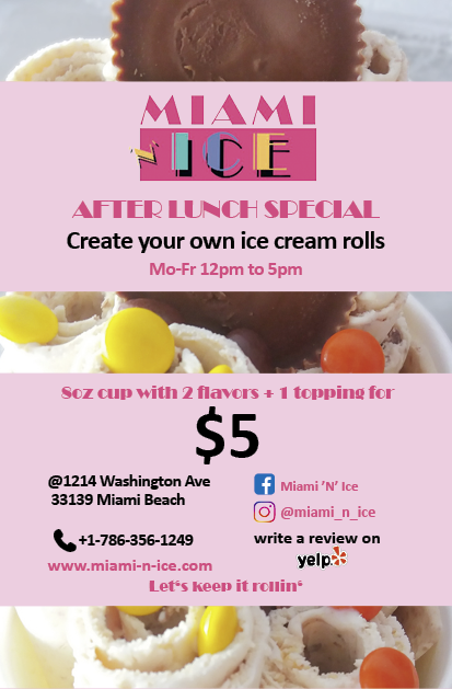 Miami 'N' Ice Promo Flyer